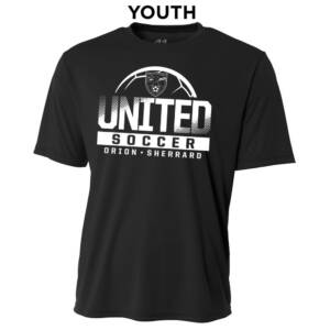 Orion Soccer YOUTH Cooling Performance Tshirt-Black