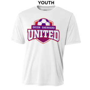 Orion Soccer Youth Performance Short Sleeve Tee-White