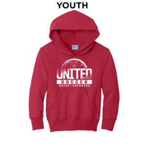 Orion Soccer Youth Hooded Sweatshirt-Red