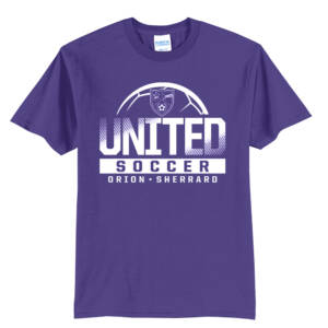 Orion Soccer Unisex Short Sleeve Tee-Purple
