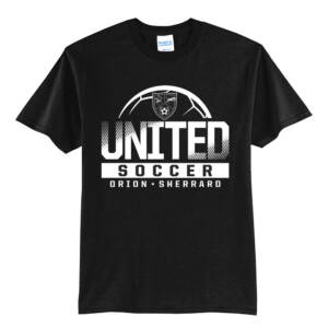 Orion Soccer Unisex Short Sleeve Tee-Black