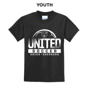 Orion Soccer Youth Short Sleeve Tee-Black