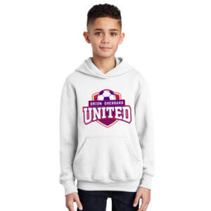 Orion Soccer Youth Fleece Hooded Sweatshirt-White