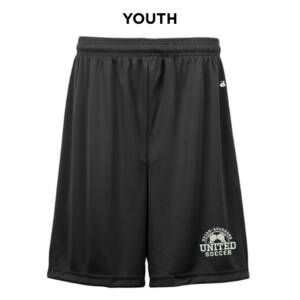 Orion Soccer Badger B-Core YOUTH 6 Inch Short-Black