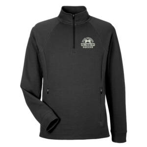Orion Soccer North End Men’s Rhythm Waffle Quarter-Zip Pullover-Black