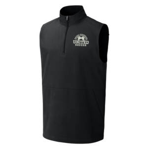 Orion Soccer Sport-Tek Repeat 1/2-Zip Vest Men-Black