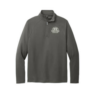 Orion Soccer Port Authority C-FREE Cypress 1/4-Zip pullover-Grey Steel