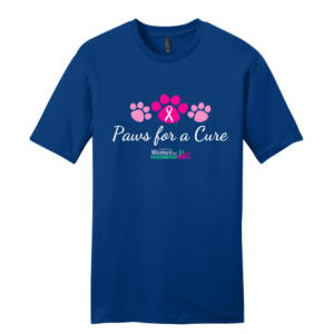 Paws For A Cure Unisex Premium Short Sleeve Tee-Deep Royal