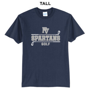 PV Golf Tall Core Blend short Sleeve T Shirts – Navy