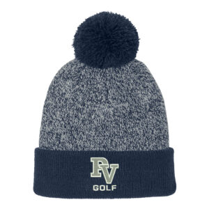 PV Golf Sport Tek Halftime Heather Pom Beanie – TrueNavySilver