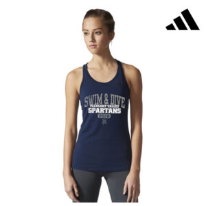 PV Girls Swim Adidas Women’s Performer Baseline Tank Collegiate Navy