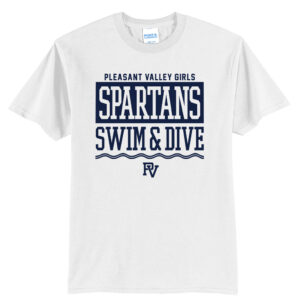 PV Girls Swim Unisex Short Sleeve Tee – White