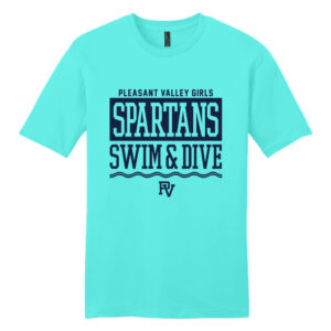 PV Girls Swim Unisex Premium Short Sleeve Tee – AQUA
