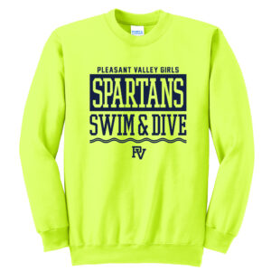PV Girls Swim Unisex Ultimate Crewneck Sweatshirt – SafetyGreen