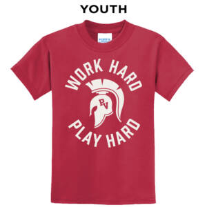 PV JR Wellness Youth Short Sleeve Tee – RED