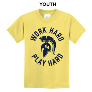 PV JR Wellness Youth Short Sleeve Tee – Yellow