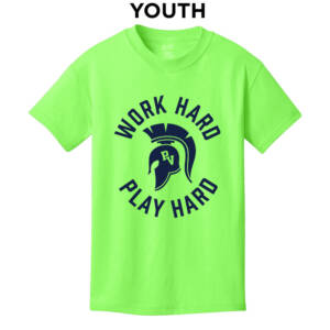 PV JR Wellness  YOUTH Core Cotton Tee – NeonGreen