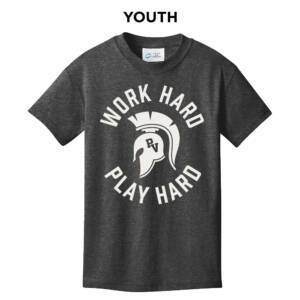 PV JR Wellness  YOUTH Core Cotton Tee – DarkHeatherGrey
