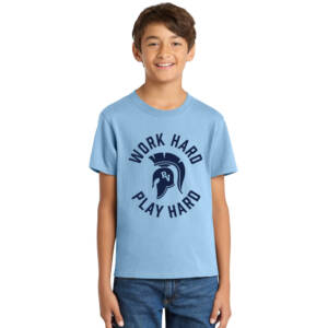 PV JR Wellness YOUTH Core Cotton Tee – LightBlue