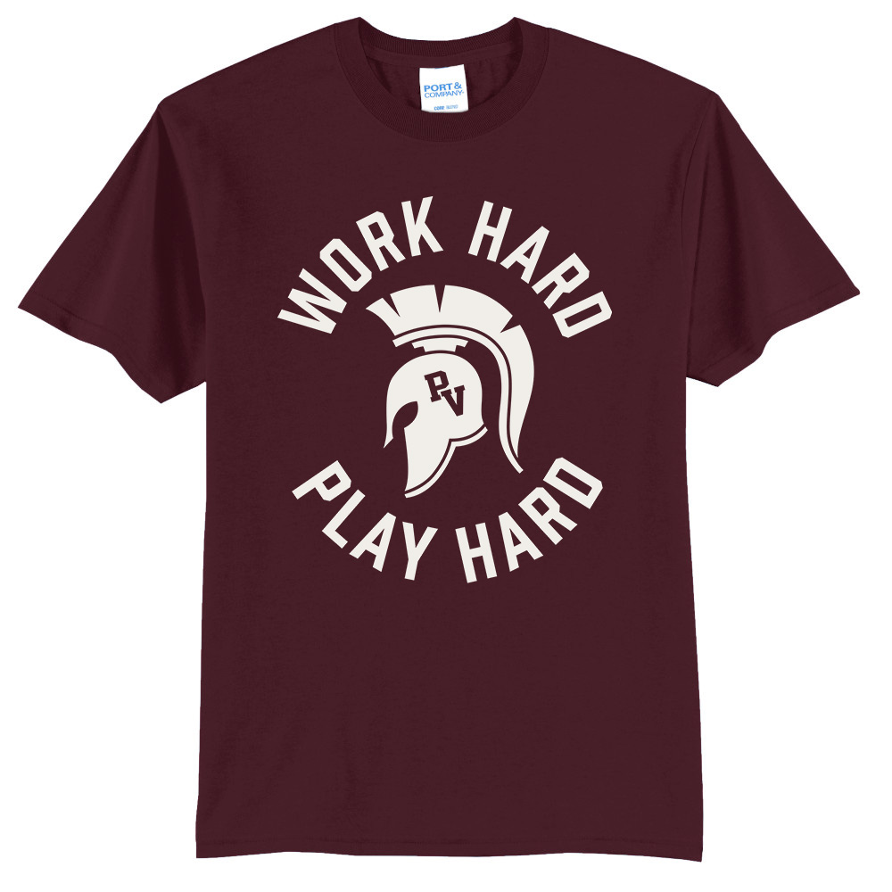 PV JR Wellness Unisex Short Sleeve Tee- AthleticMaroon