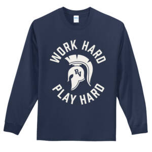 PV JR Wellness Unisex Long Sleeve Essential T Shirt – Navy