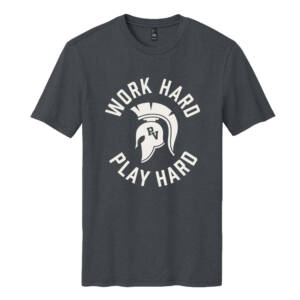 PV JR Wellness Unisex District Perfect Blend CVC Tee – Charcoal Grey
