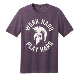PV JR Wellness Unisex District Perfect Blend CVC Tee – HeathEggplant