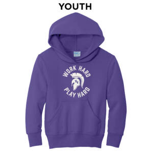 PV JR Wellness  Youth Hooded Sweatshirt – Purple