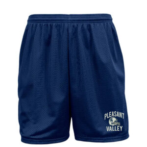 PV JR Football Men 5″ Lined Tricot Mesh Short-Navy