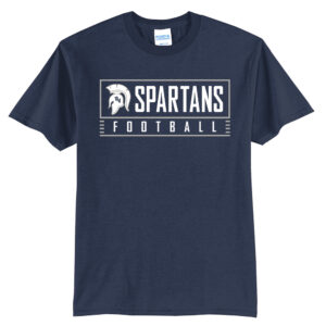 PV JR Football Unisex Short Sleeve Tee-Navy