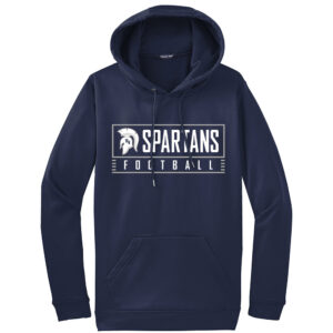 PV JR Football Sport-Tek Sport-Wick Fleece Hooded Pullover Men-Navy