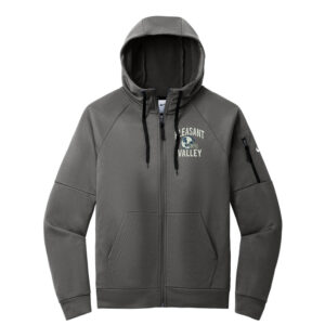 PV JR Football Nike Therma FIT Men Pocket Full Zip Fleece Hoodie – Anthracite