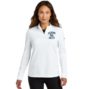 PV JR Football Nike Women’s Essential 1/2 Zip Cover Up – White
