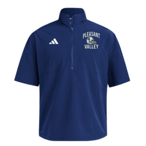 PV JR Football adidas Men’s Short Sleeve 1/4 Zip Jacket-Navy
