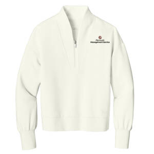 Plymouth Management OGIO Women’s Transcend 1/4-Zip-Opal White