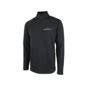 Plymouth Management Charles River Men’s Seaport 1/4 zip-Black