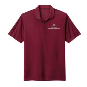 Plymouth Management Nike Dri Fit Men Micro Pique 2.0 Polo-Team Red