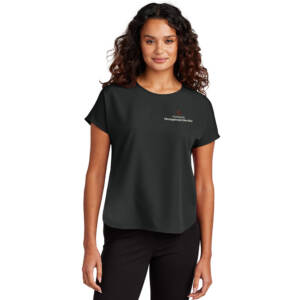 Plymouth Management Mercer and Mettle Women’s Stretch Crepe Crew-Black