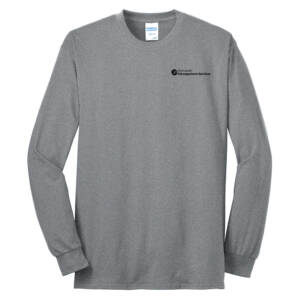 Plymouth Management Unisex Cotton Long Sleeve Tee-Athletic heather
