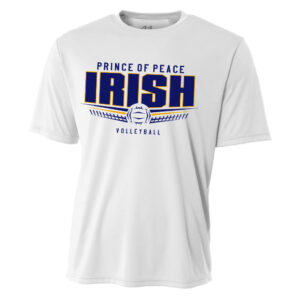 POP Adult Cooling Performance Tshirt-White