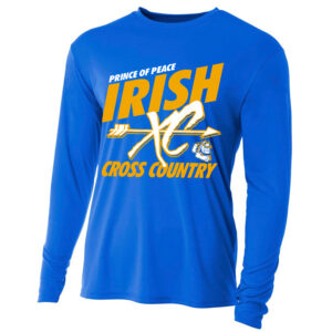 POP Adult Cooling Performance long sleeve Crew Tee-Royal
