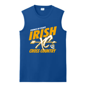 POP Men Performance Sleeveless Tee-Royal