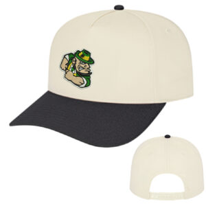 POP Cap America Hometown 5 Panel Cap-Cream Black