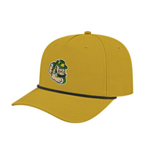 POP ICON performance rope golf cap-Dijon/Black
