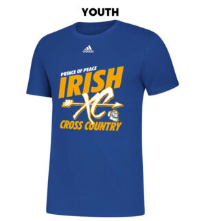 POP Adidas Youth Amplifier Short Sleeve Tee-Collegiate Royal