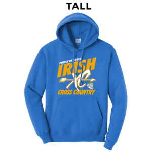 POP Tall Fleece Hooded Sweatshirt-Royal