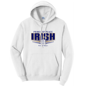 POP Unisex Fleece Hooded Sweatshirt-White