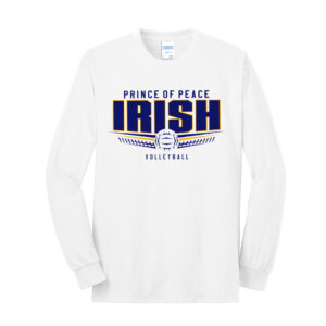 POP Unisex Cotton Long Sleeve Tee-White
