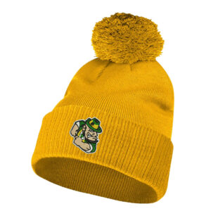 POP Adidas Solid Cuffed Pom Beanie Stocking Cap – Collegiate GOLD