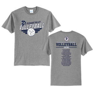 PV Volleyball Unisex Short Sleeve Tee-Athletic Heather